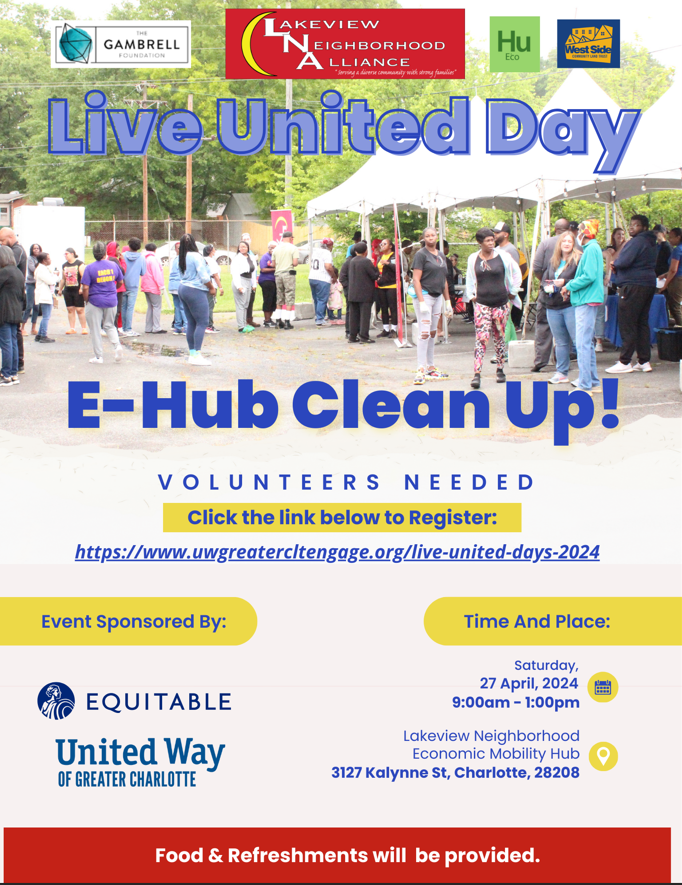 Lakeview Neighborhood Alliance EHub Cleanup 2024