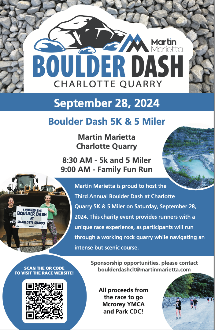 Event Flyer [Martin Marietta's 3rd Annual Boulder Dash] (9-28-2024)