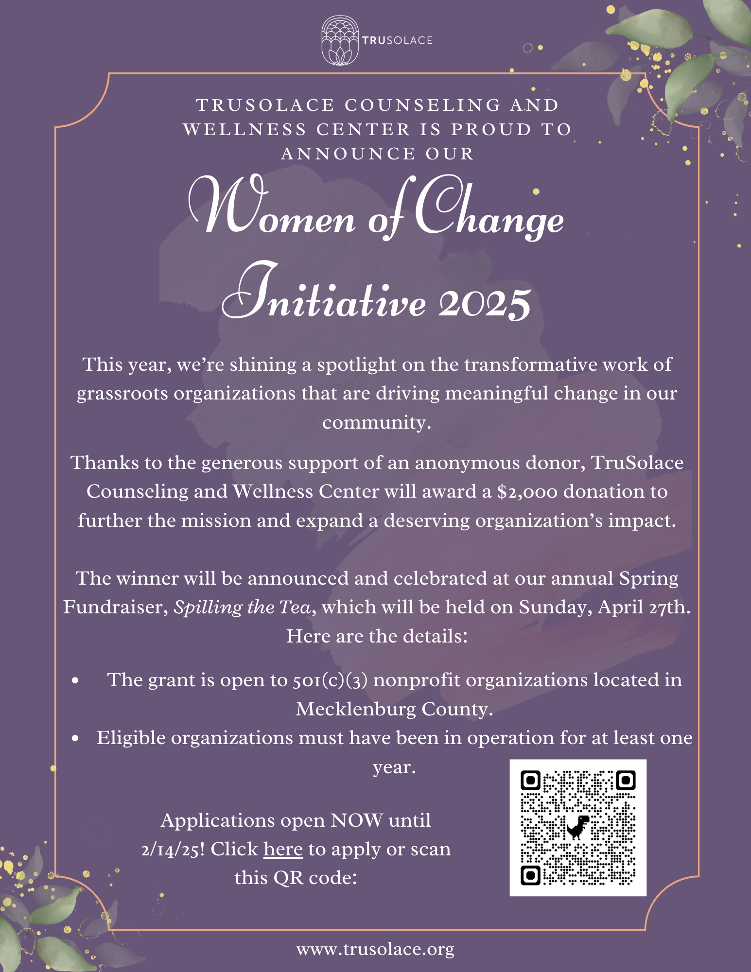 Woman of Change Grant 