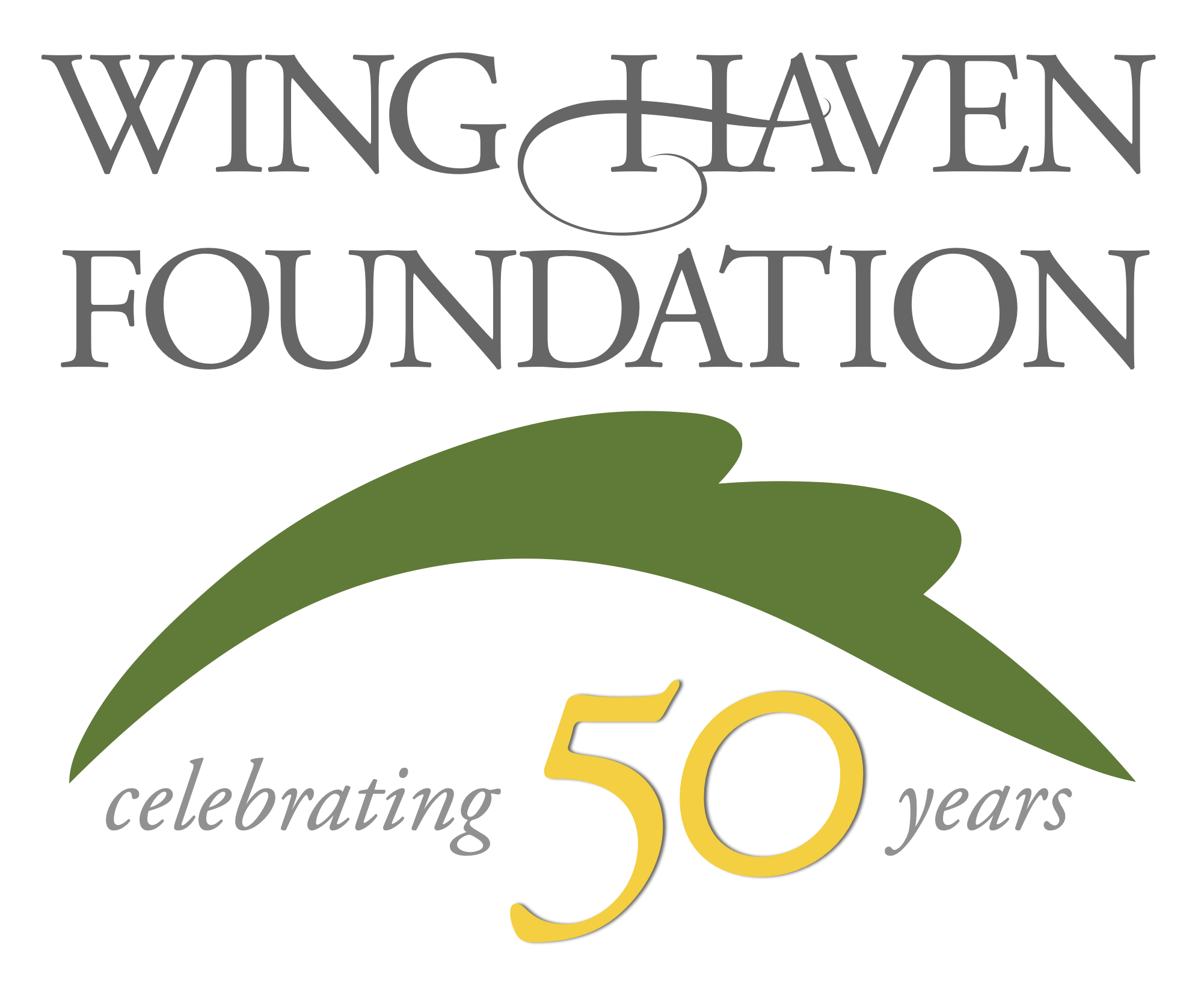 Wing Haven 50 Year Legacy Logo