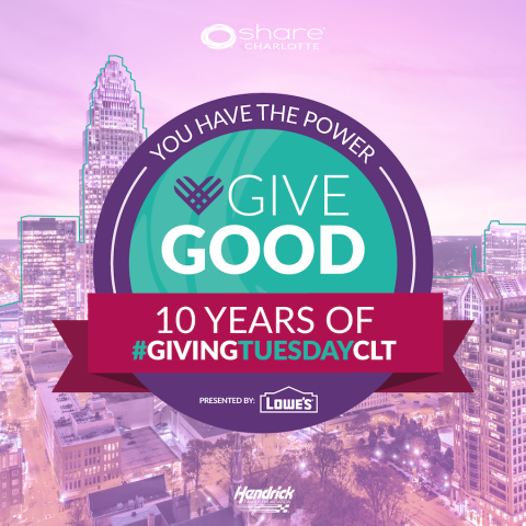 #givingtuesdayclt logo 10 years