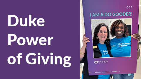 Duke power of giving volunteer fair