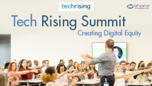 tech rising summit with share charlotte tech leader with conference attendees