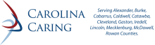 Carolina Caring Logo and Counties Served