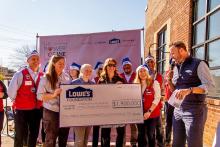 lowes at giving tuesday headquarters