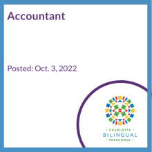 Accountant, bilingual preschool, posted Oct 3, 2022