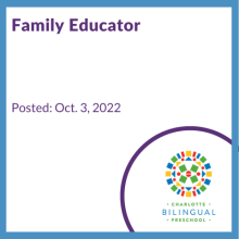 Family Educator, Bilingual Preschool, posted Oct 3, 2022