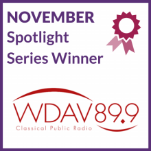 November spotlight series winner: WDAV 89.9