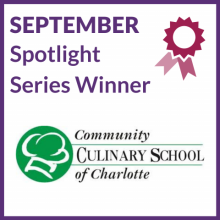 September spotlight series winner: Community Culinary School of Charlotte