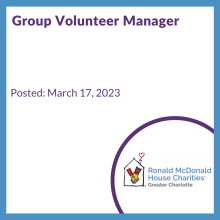 Group Volunteer Manager