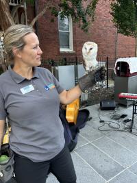 Owl from raptor center